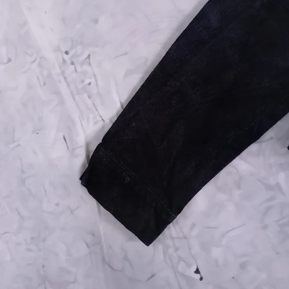 SUZY SHIER Women's Black Suede Blazer Jacket - Picture 7 of 11